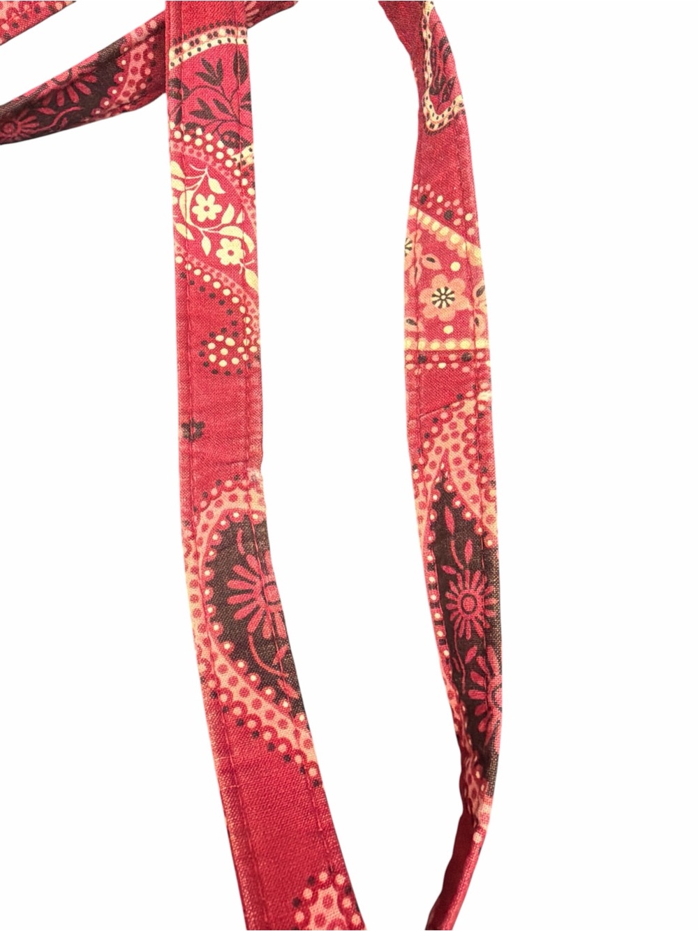 Vintage Vera Bradley Tote Bag Retired Mesa Red Paisley Print - Picture 8 of 8